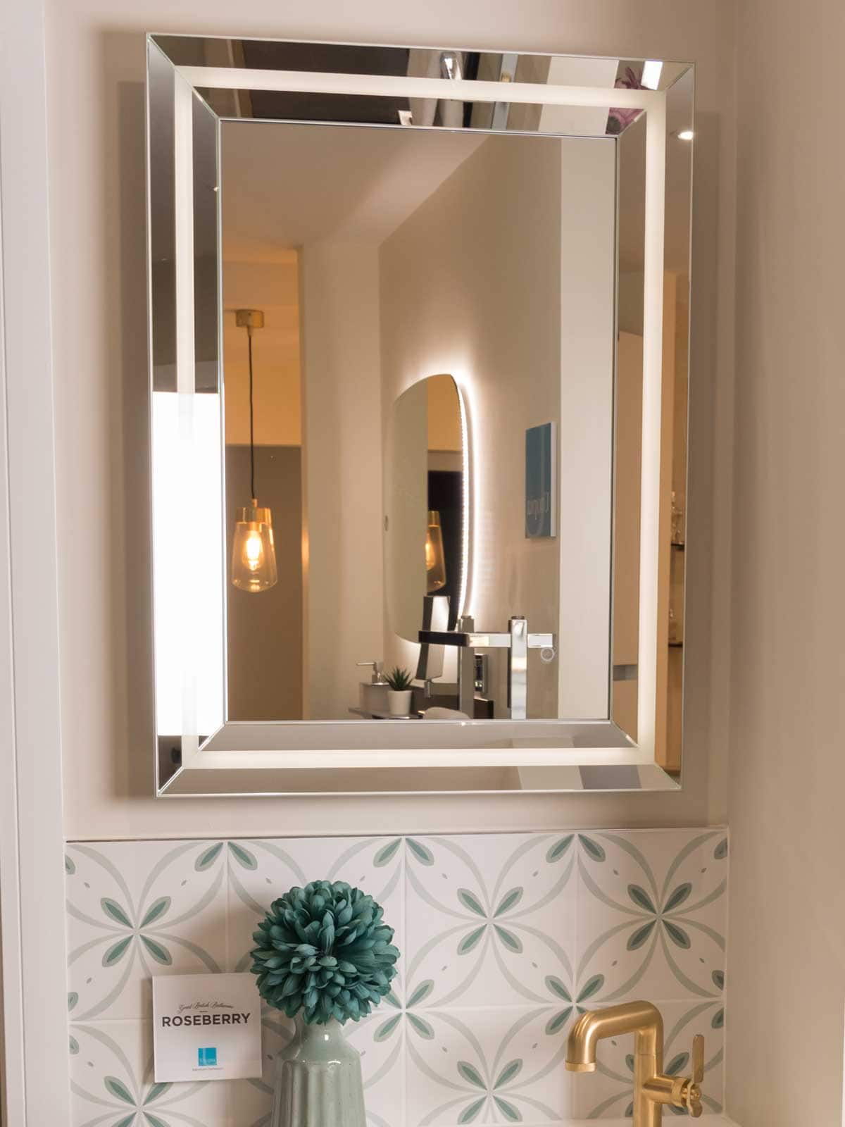 House of Harmony Showroom Display 2 Utopia Roseberry in Pistachio