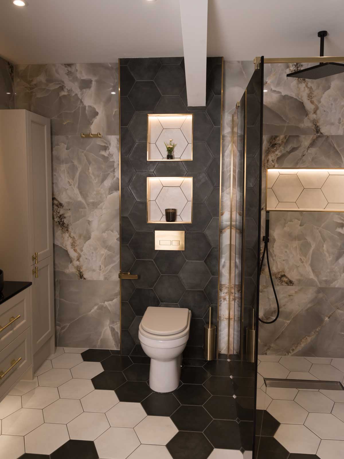 House of Harmony Showroom Display 3 Utopia Roseberry in Natural Limestone