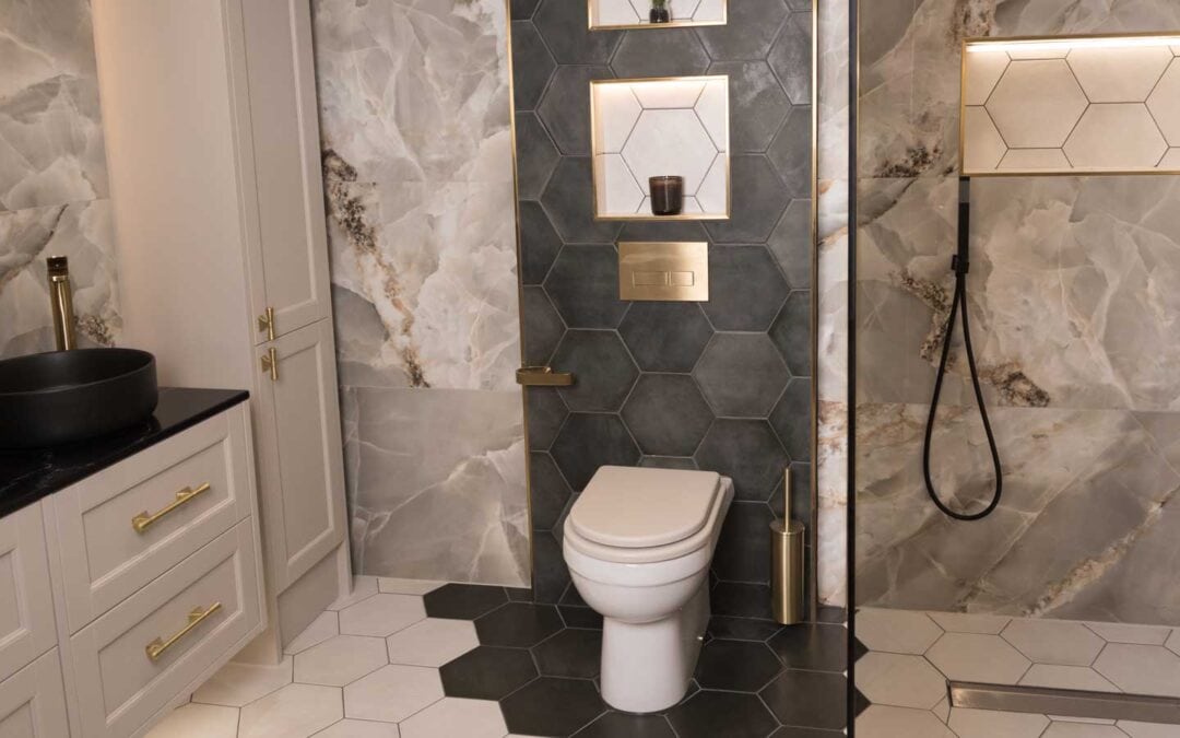 House of Harmony Showroom Display 3 Utopia Roseberry in Natural Limestone
