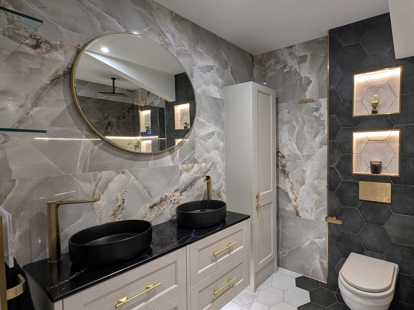 House of Harmony Showroom Display 3 Utopia Roseberry in Natural Limestone