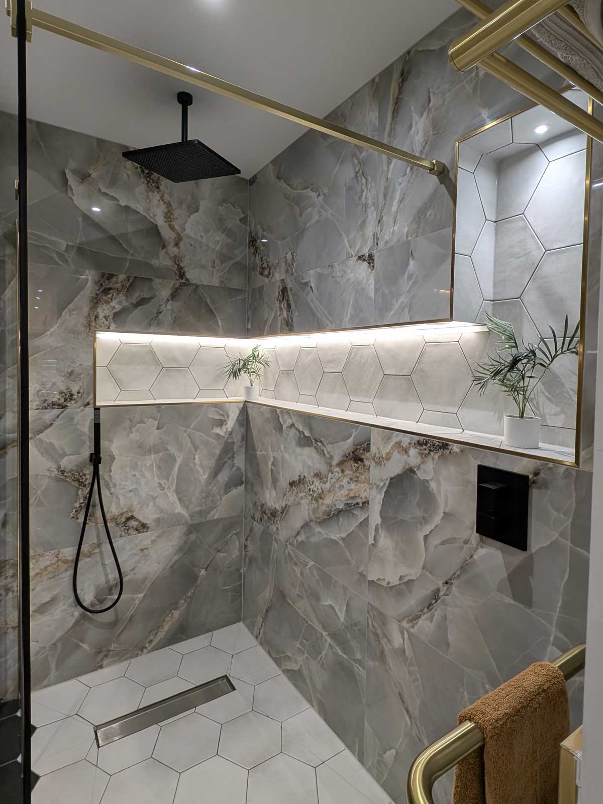 House of Harmony Showroom Display 3 Utopia Roseberry in Natural Limestone