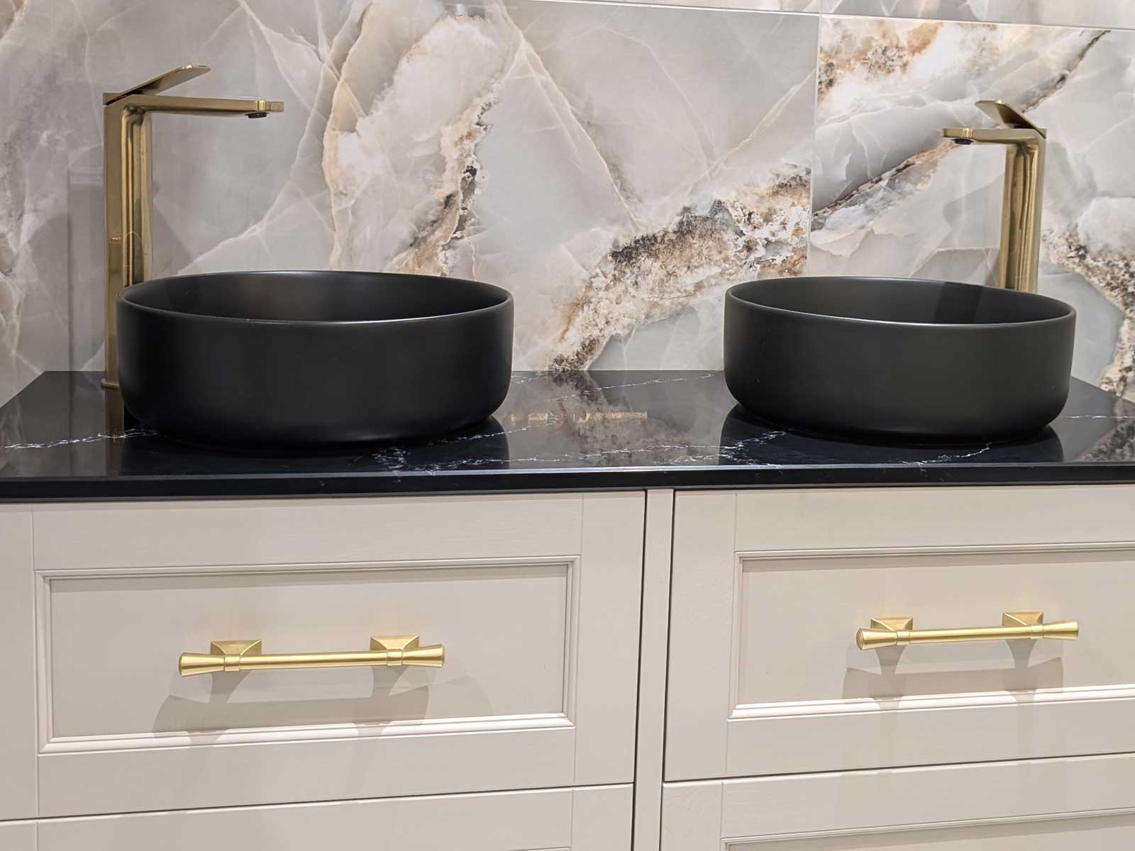 House of Harmony Showroom Display 3 Utopia Roseberry in Natural Limestone