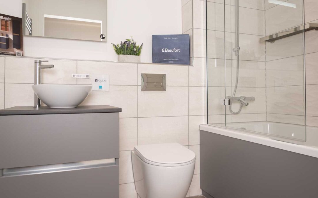 House of Harmony Showroom Display 10 Utopia Qube in Matt Grey and Chrome