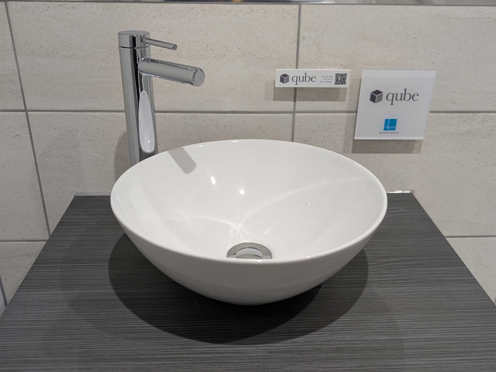 House of Harmony Showroom Display 10 Utopia Qube in Matt Grey and Chrome