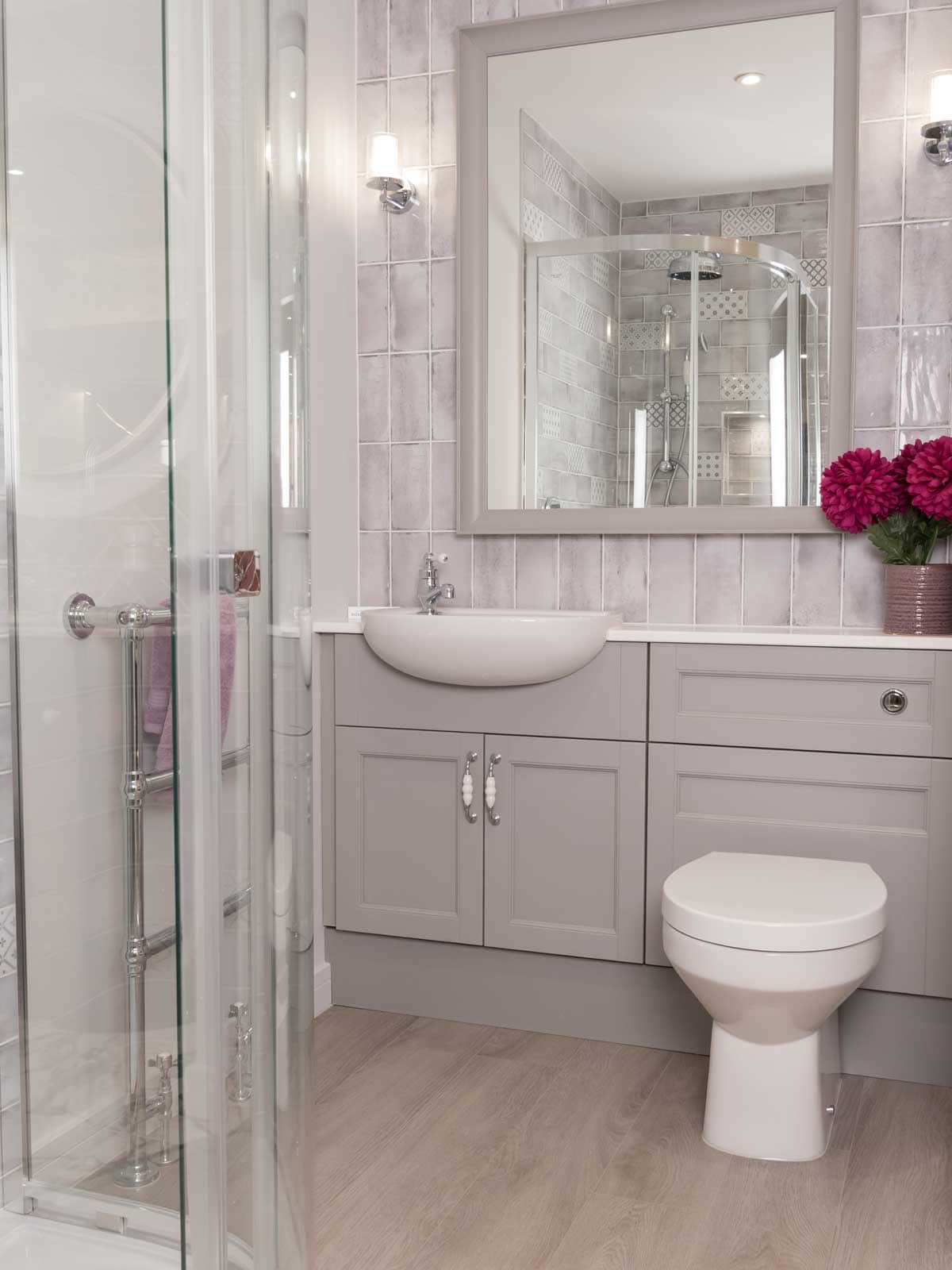 House of Harmony Showroom Display 4 Utopia Roseberry in Dove Grey