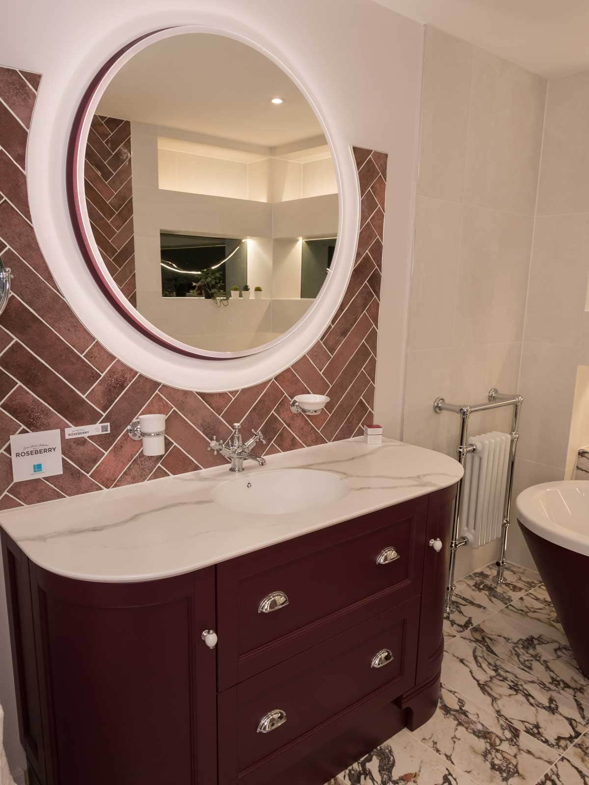 House of Harmony Showroom Display 5 Utopia Roseberry in Mulberry
