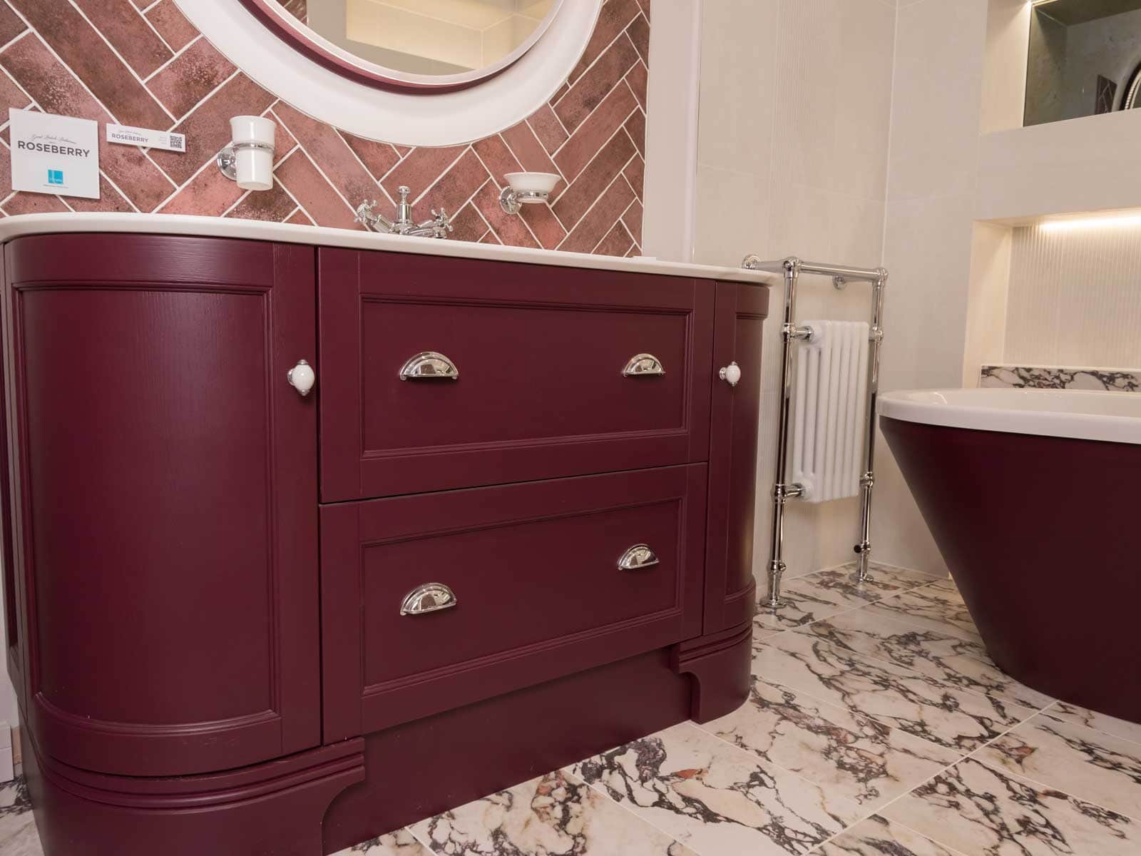 House of Harmony Showroom Display 5 Utopia Roseberry in Mulberry