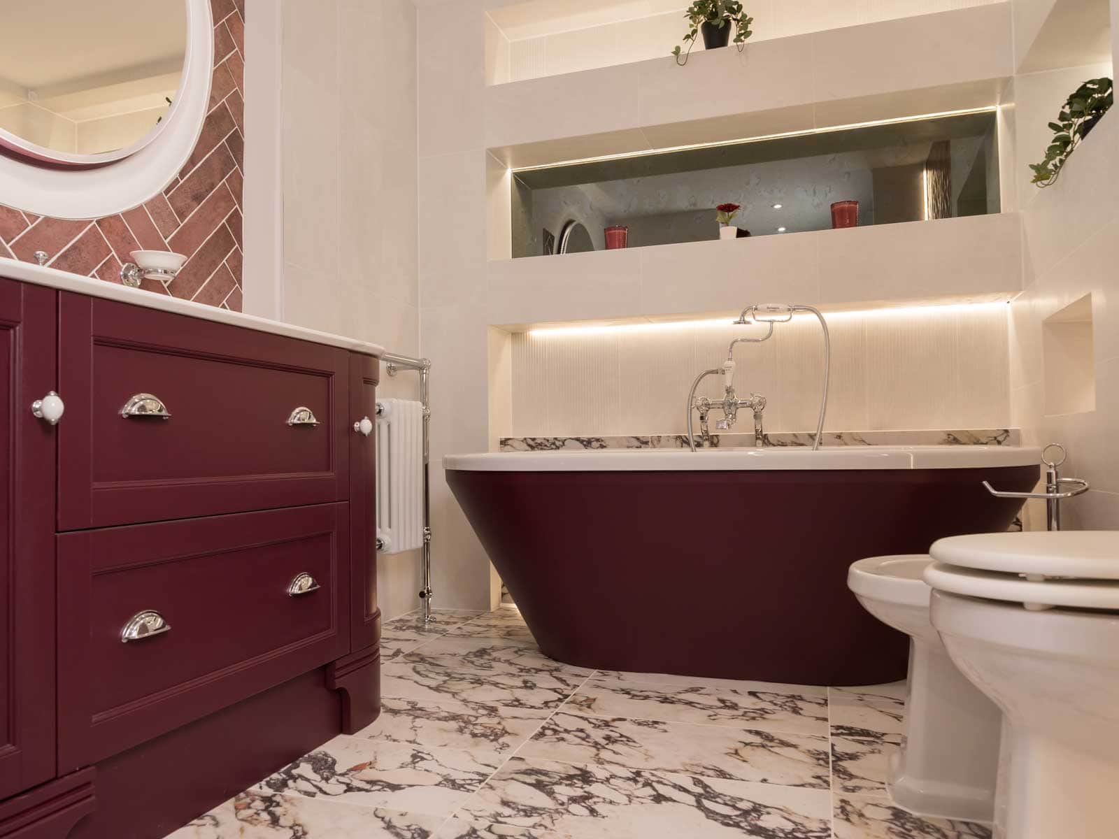 House of Harmony Showroom Display 5 Utopia Roseberry in Mulberry