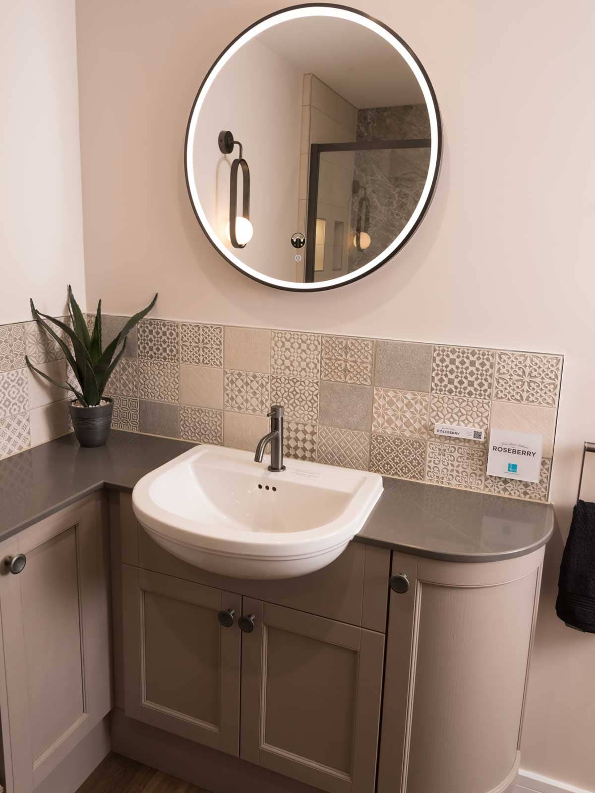 House of Harmony Showroom Display 7 Utopia Roseberry in Mushroom