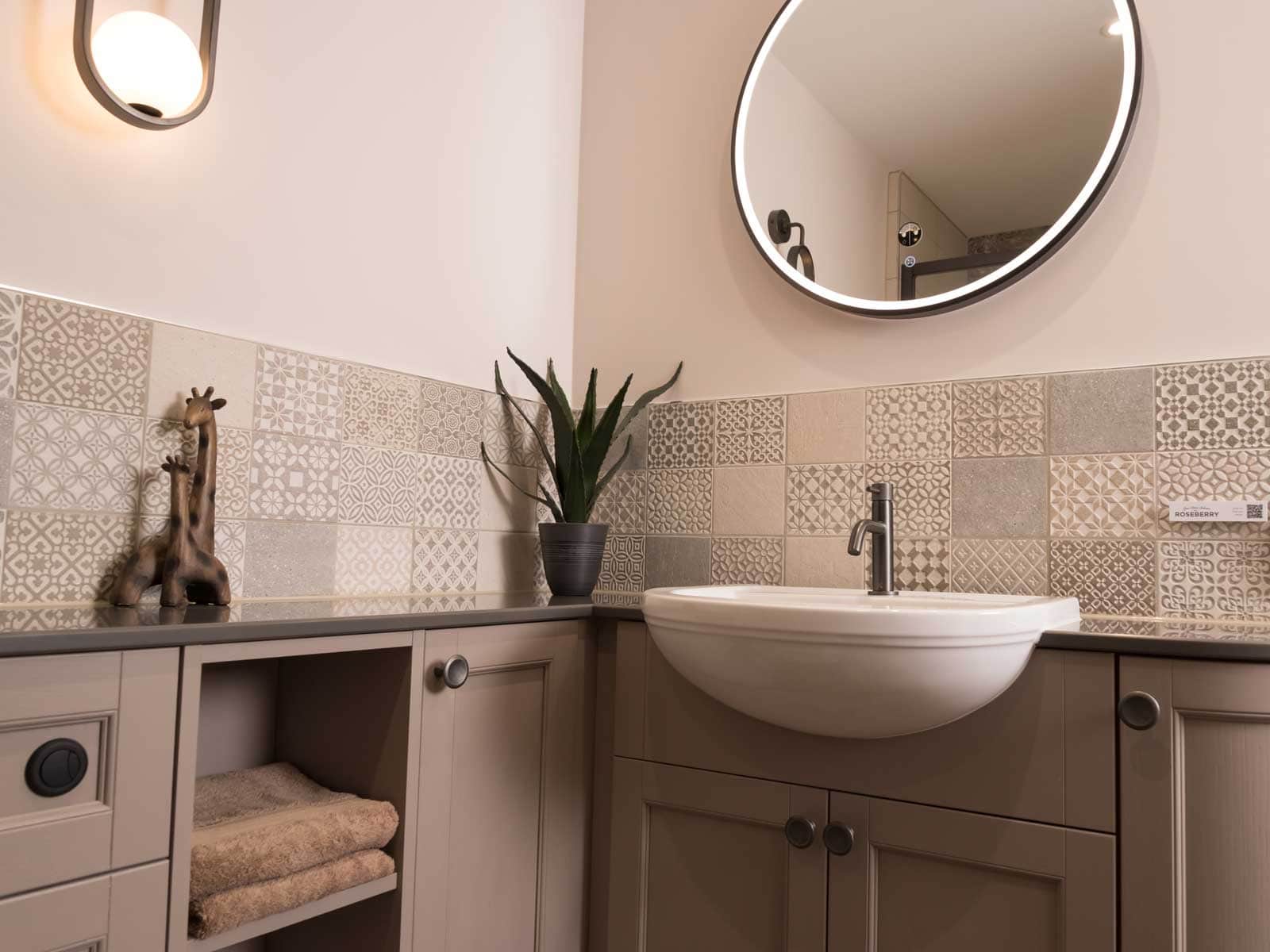 House of Harmony Showroom Display 7 Utopia Roseberry in Mushroom