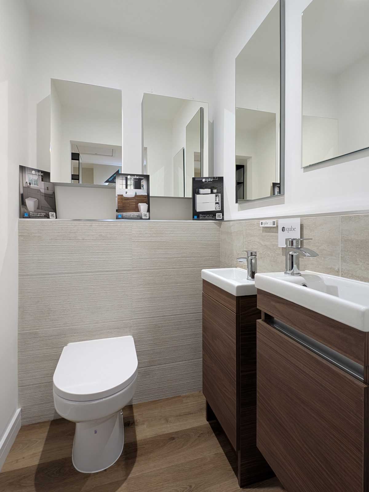 House of Harmony Showroom Display 8 Utopia Qube Glide in Walnut and Brass