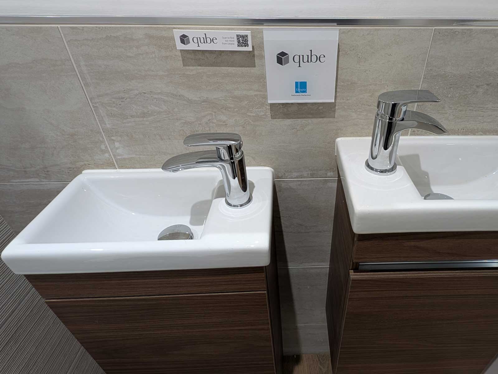 House of Harmony Showroom Display 8 Utopia Qube Glide in Walnut and Brass