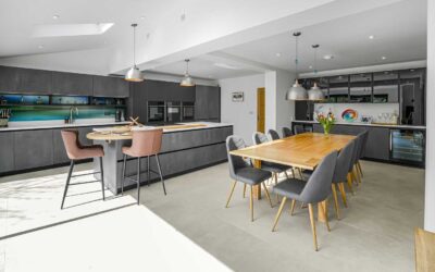 Elba anthracite concrete and Fino AFP Onyx black Kitchen