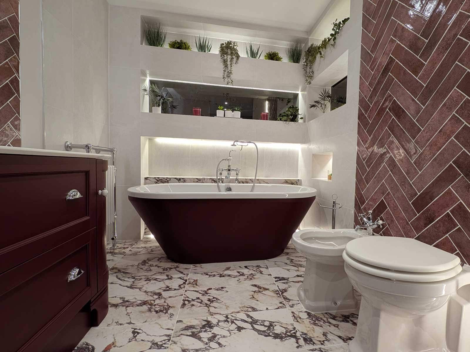 House of Harmony Showroom Display 5 Utopia Roseberry in Mulberry