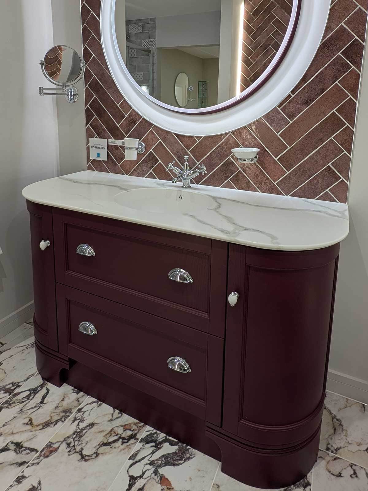House of Harmony Showroom Display 5 Utopia Roseberry in Mulberry