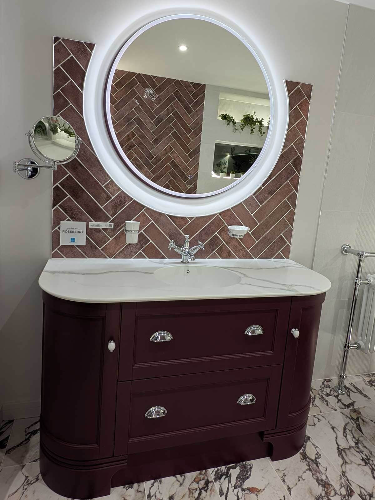 House of Harmony Showroom Display 5 Utopia Roseberry in Mulberry