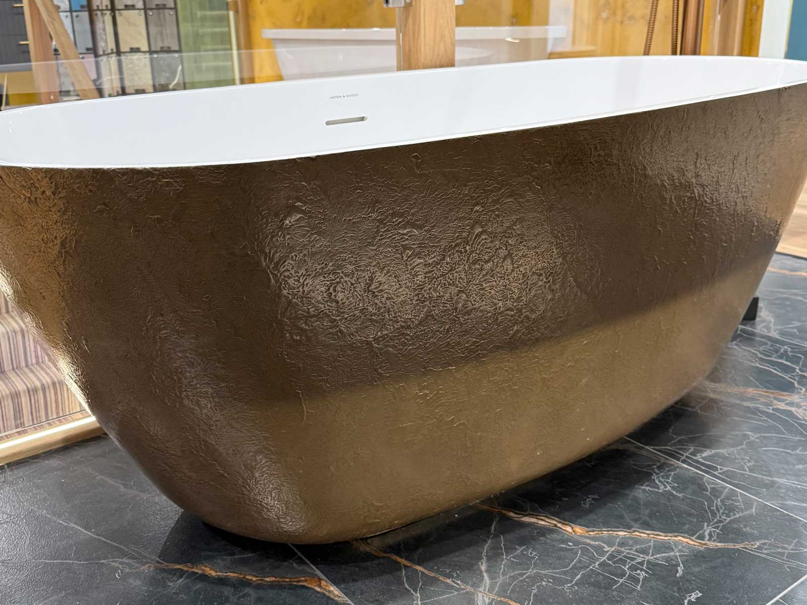 Ashton and Bentley Organic Bath white gloss and Moulton Bronze