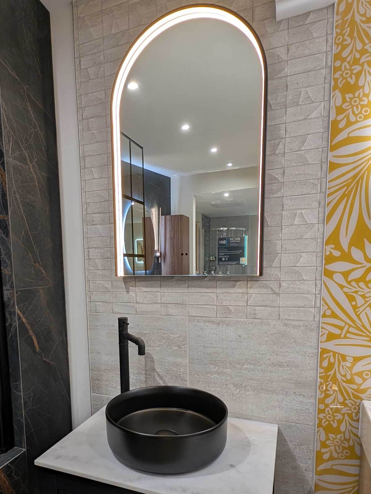 Bathroom Display 34 - Crosswater Canvass in Indigo Blue with mirror
