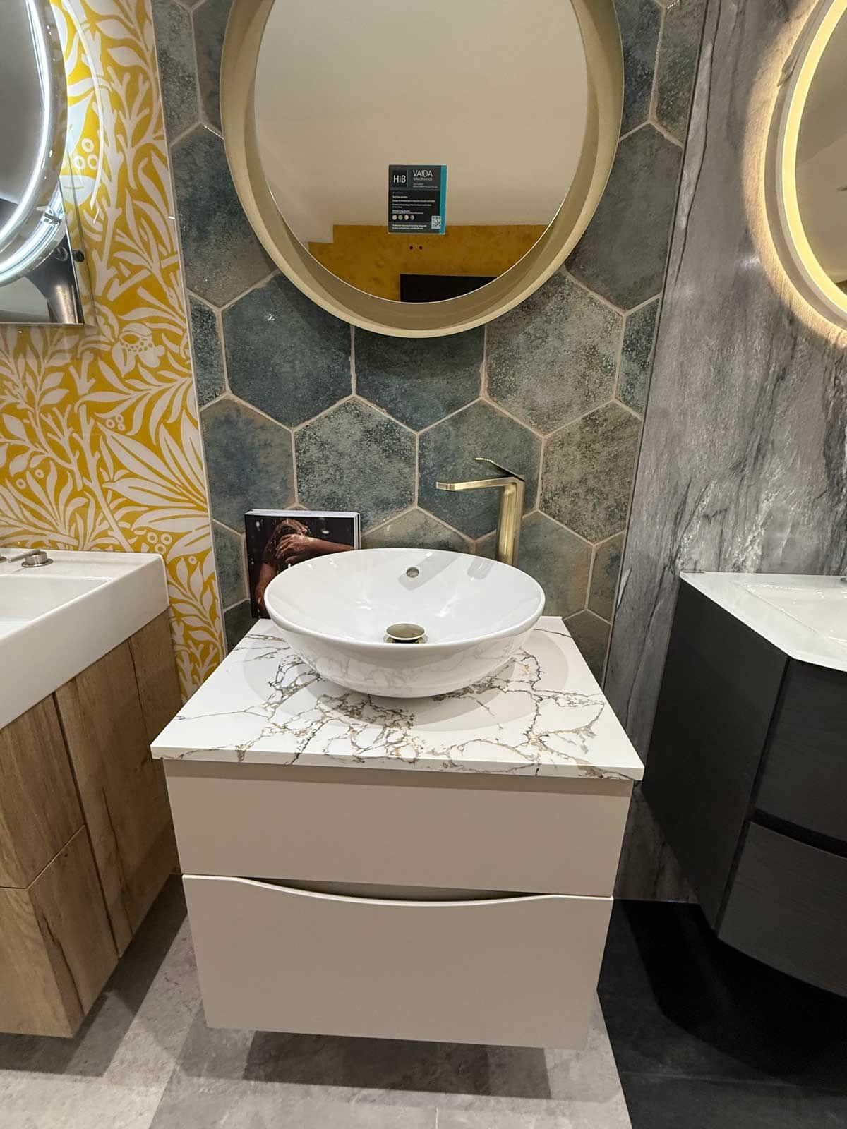 Bathroom Display 36 - Crosswater Glide 11 in Warm Stone with mirror