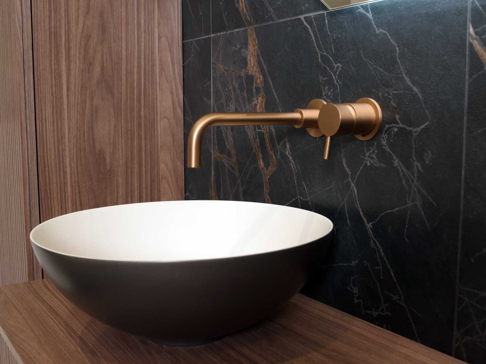 Display 33 - Crosswater Limit in Royal Walnut basin and tap