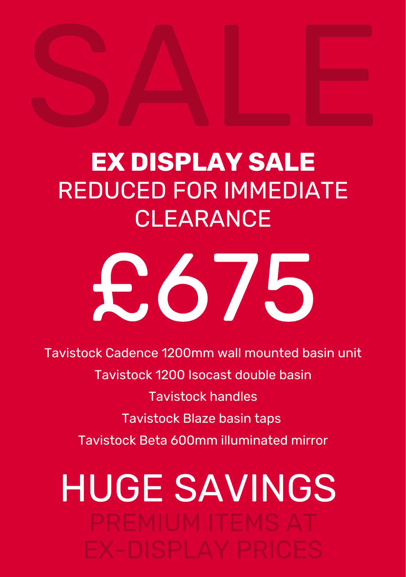 Ex Display Sale Display 28