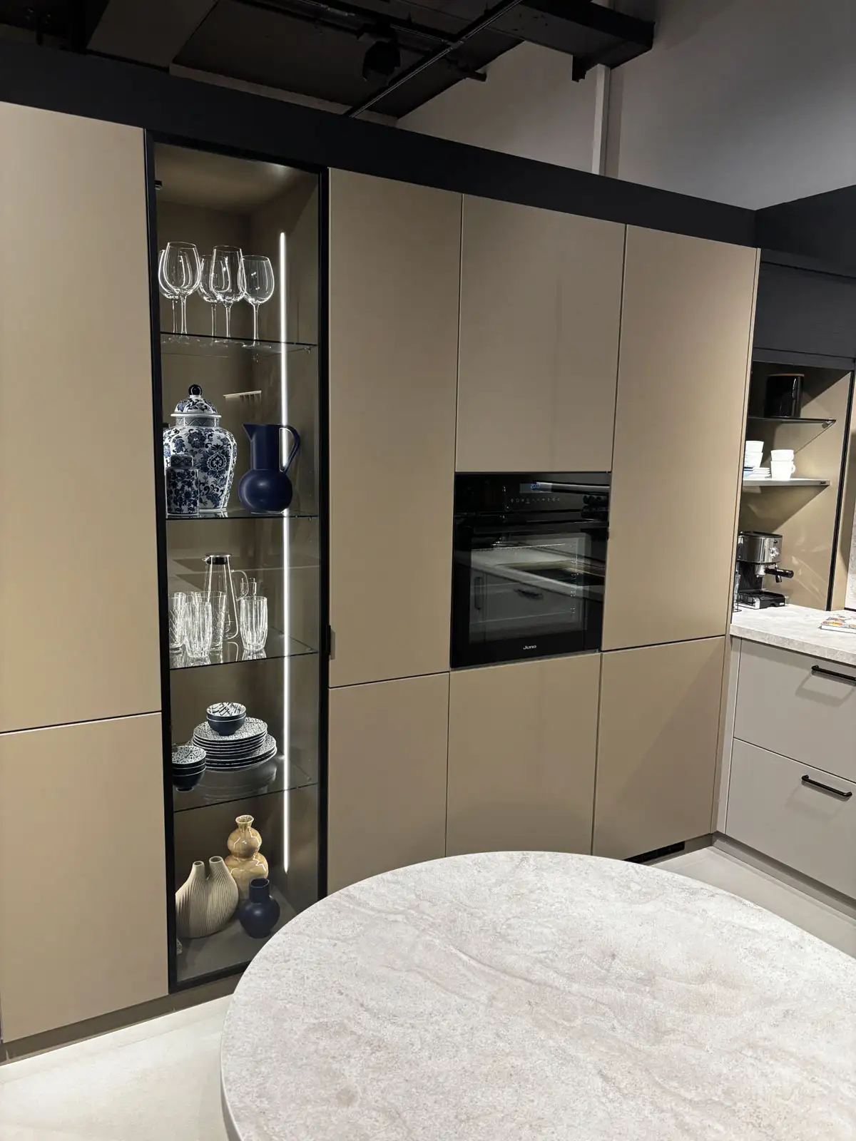 Schuller Kitchen Range on display new in showroom during visit November 2025 by House of Harmony