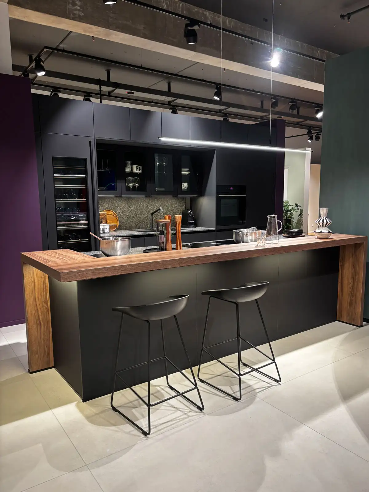 Schuller Kitchen Range on display new in showroom during visit November 2025 by House of Harmony