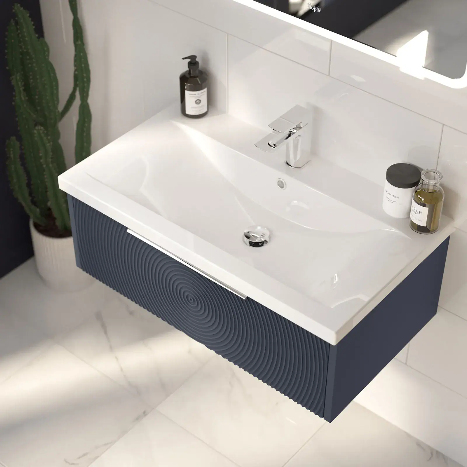 Utopia HeyU Ripple Slabtop Azure Blue Cameo