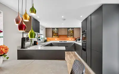 Sleek Handleless Kitchen