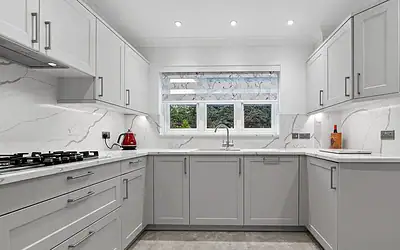 Beautifully balanced timeless and inviting kitchen