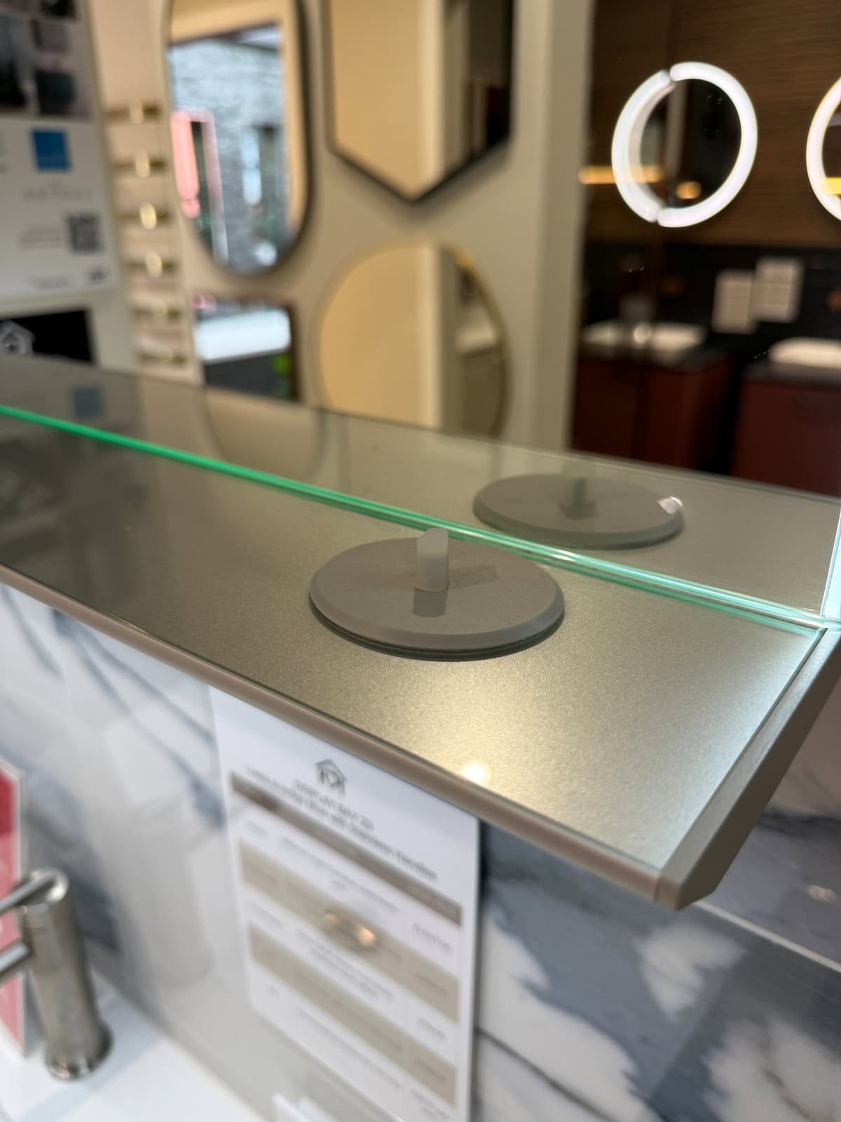 Ex Display 23 HIB Platform 80 LED Mirror with Shelf
