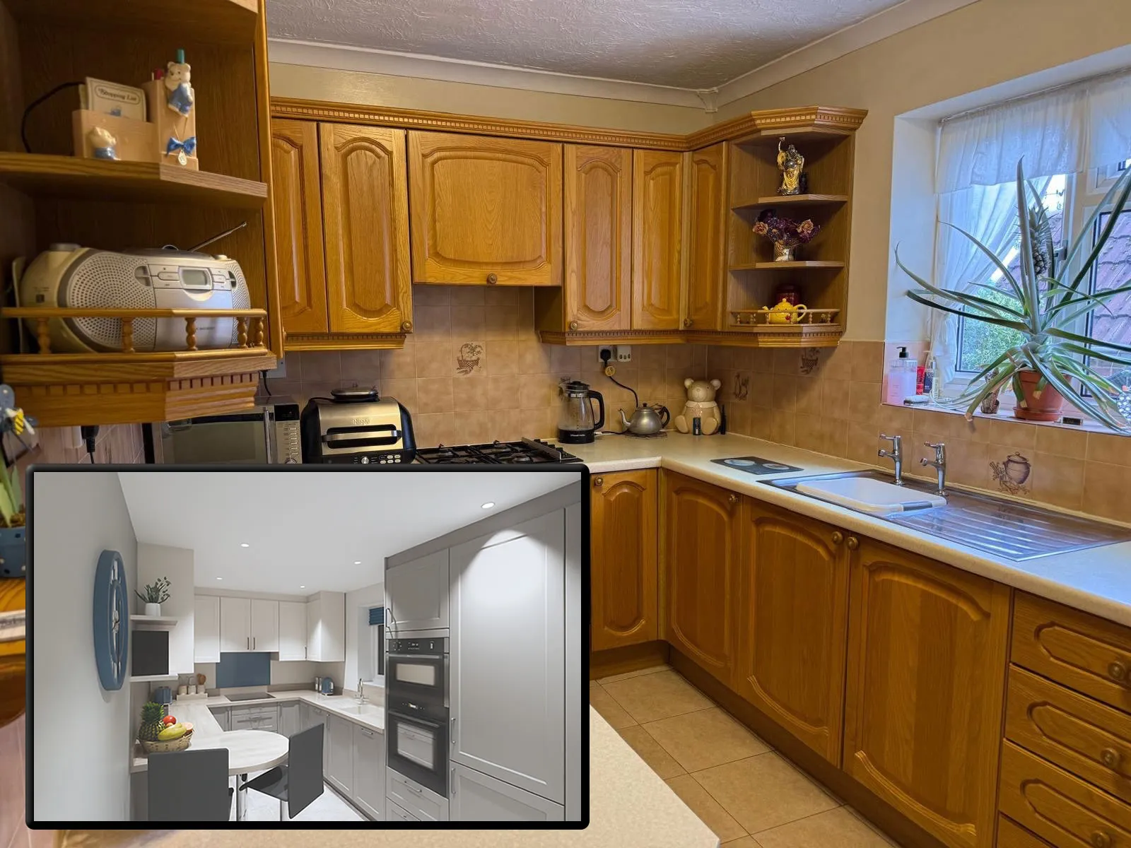 How have kitchens changed over the past 45 years