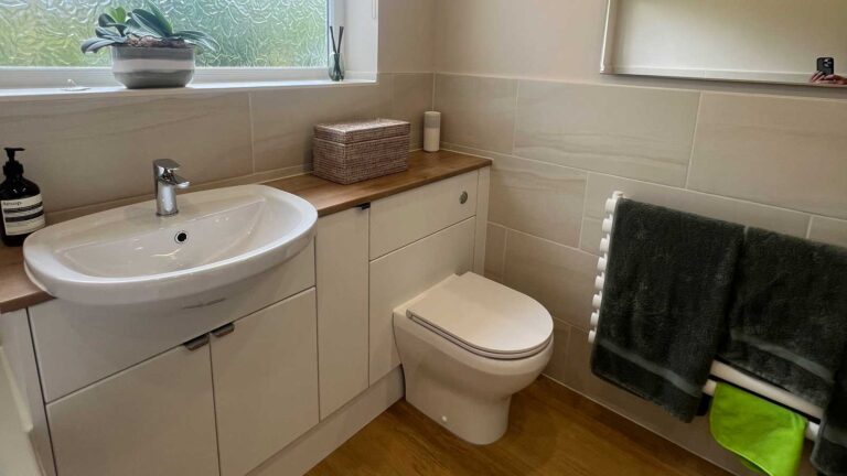 Bathroom in Bury St Edmunds, Suffolk designed and installed by House of Harmony