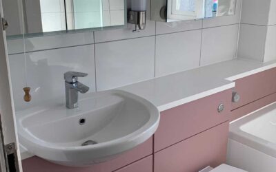 Gorgeous Utopia Furniture Zara range bathroom installed in Thetford