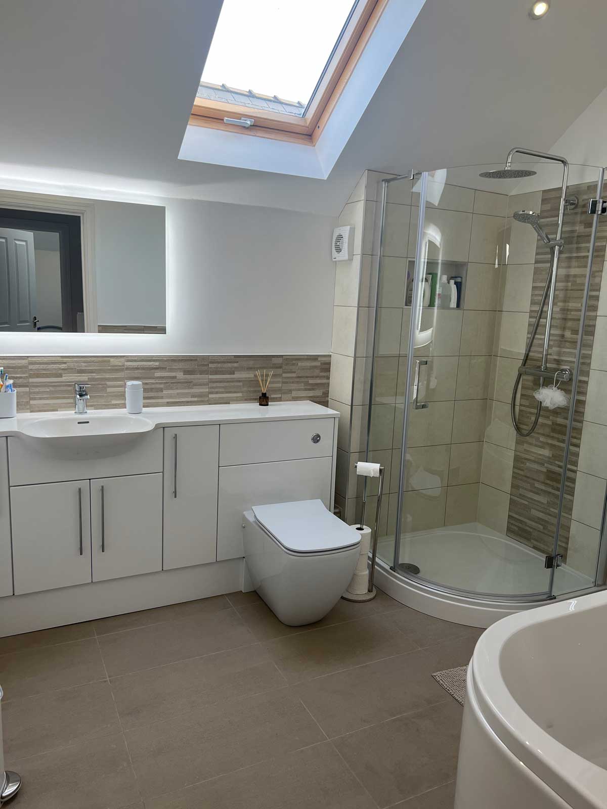 Bathroom in Bury St Edmunds, Suffolk designed and installed by House of Harmony