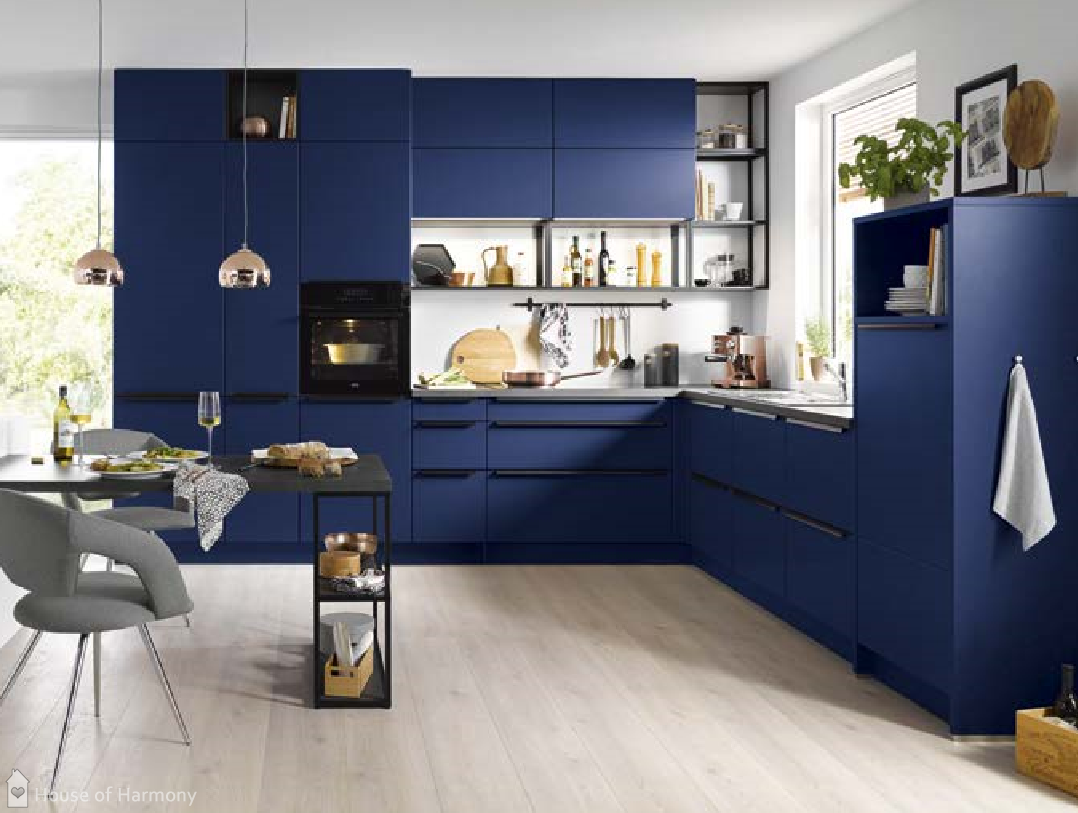 Blue kitchen