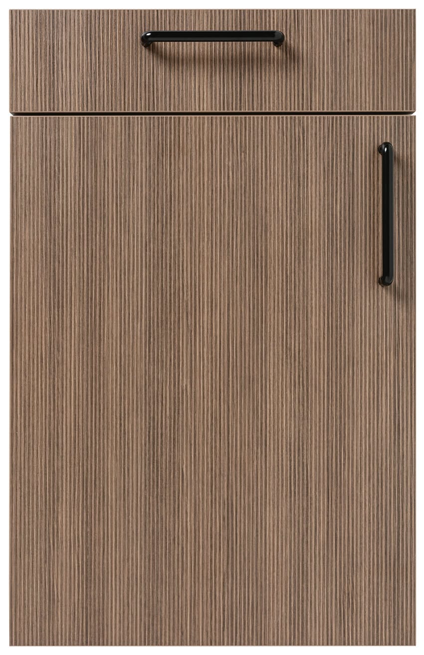 Lineo Grooved Look Dark Oak Effect