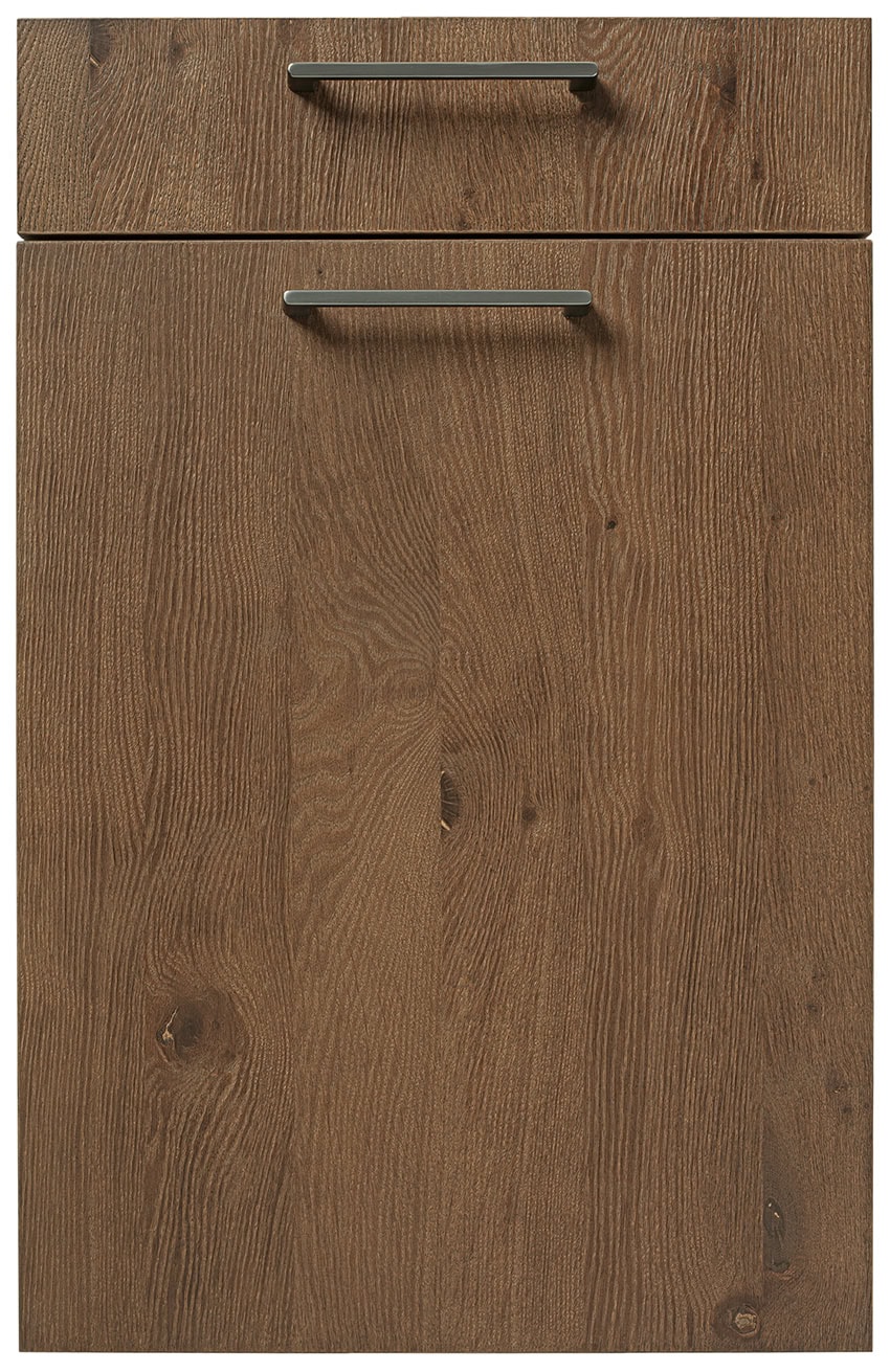 Rocca Maroon Knotty Oak, Brushed